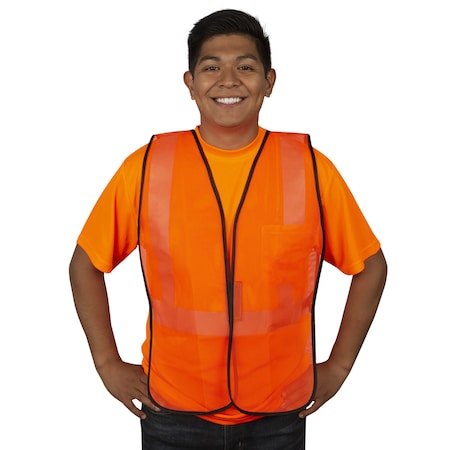 Cordova Safety Vest, Non-Rated - Orange V100